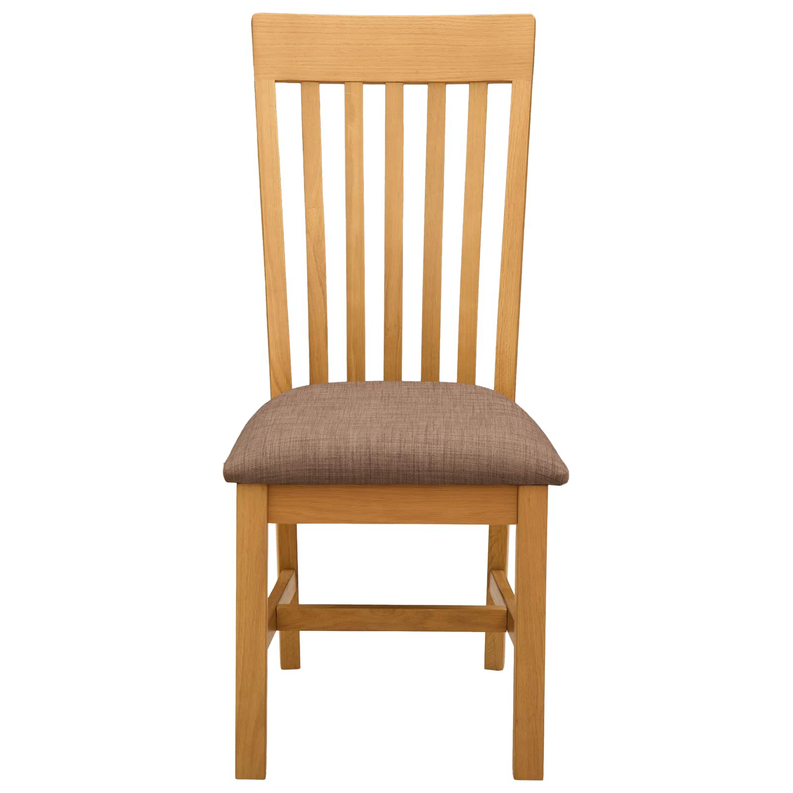 vidaXL Dining Chair 2 pcs Solid Oak Wood Grey 45 x 59.5 x 100 cm 3