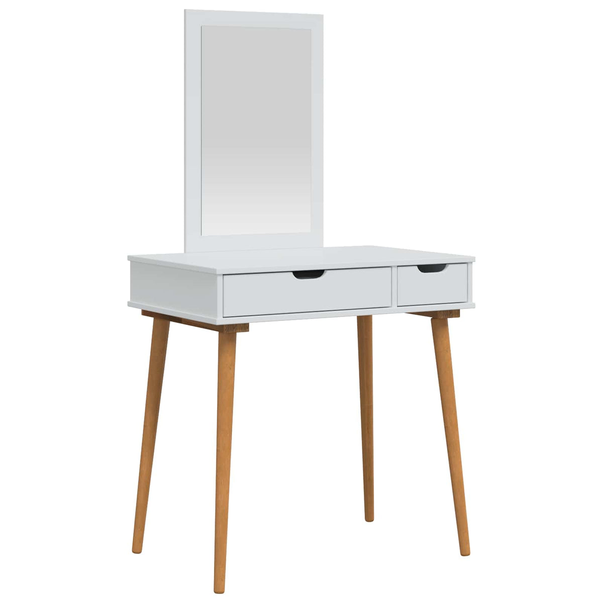 vidaXL Dressing Table Set FAUSKE 2 pcs White 76 x 50 x 143 cm 2