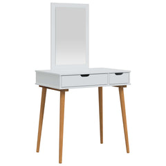 vidaXL Dressing Table Set FAUSKE 2 pcs White 76 x 50 x 143 cm 2