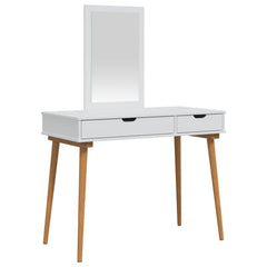 vidaXL Dressing Table Set FAUSKE 2 pcs White 100 x 50 x 143 cm 2