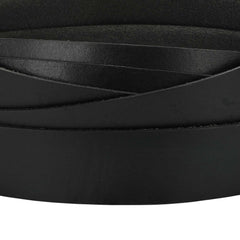 vidaXL Leather Strap 1 Black 1000 x 4 cm Leather 4