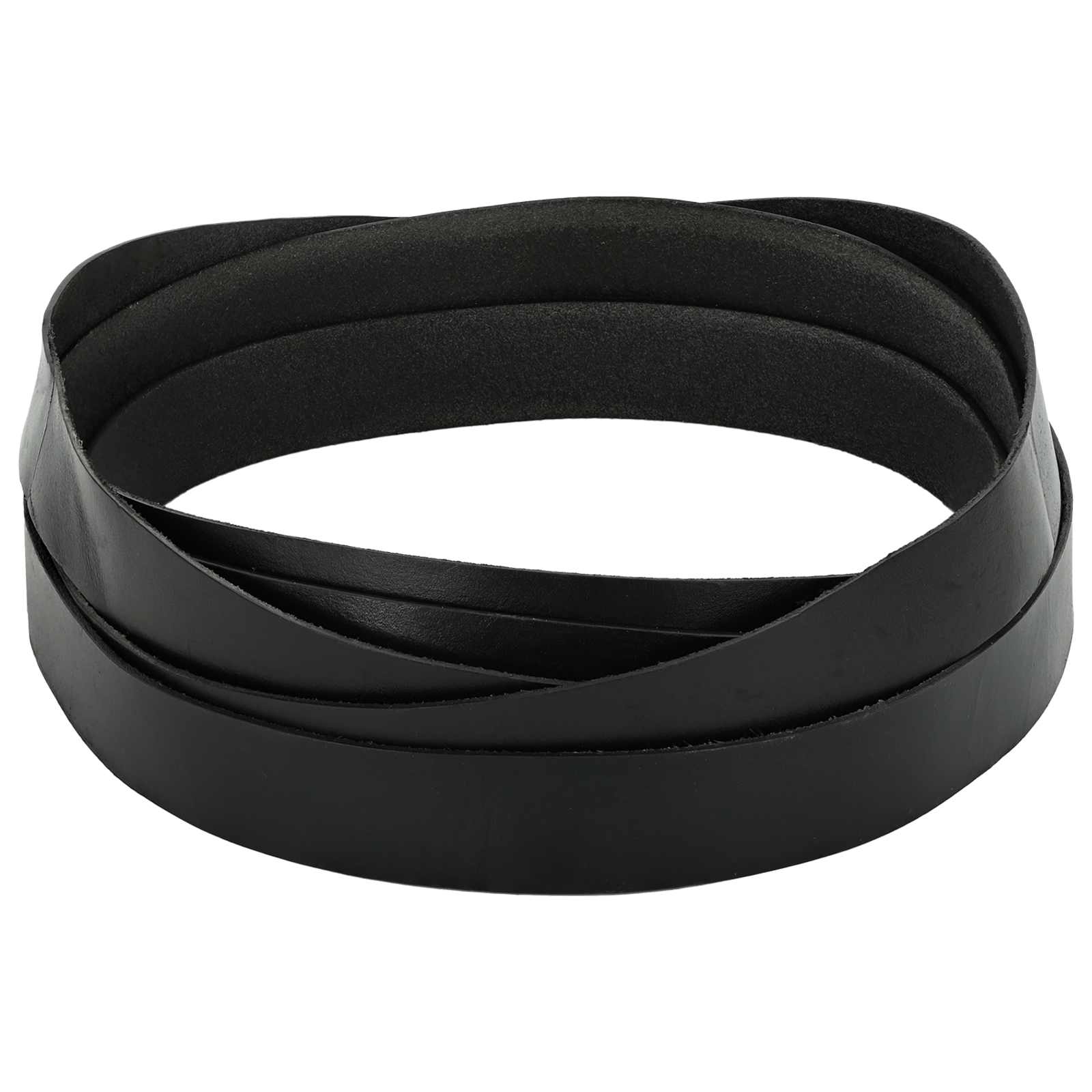 vidaXL Leather Strap 1 Black 1000 x 4 cm Leather 1
