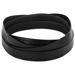 vidaXL Leather Strap 1 Black 1000 x 4 cm Leather 1