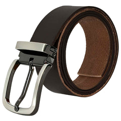 vidaXL Leather Strap 1 Dark Brown 1000 x 4 cm Leather 6