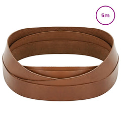 vidaXL Leather Strap 1 Brown 500 x 4 cm Leather 2