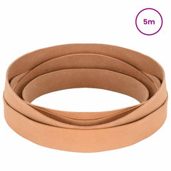 vidaXL Leather Strap 1 Light Brown 500 x 4 cm Leather 2