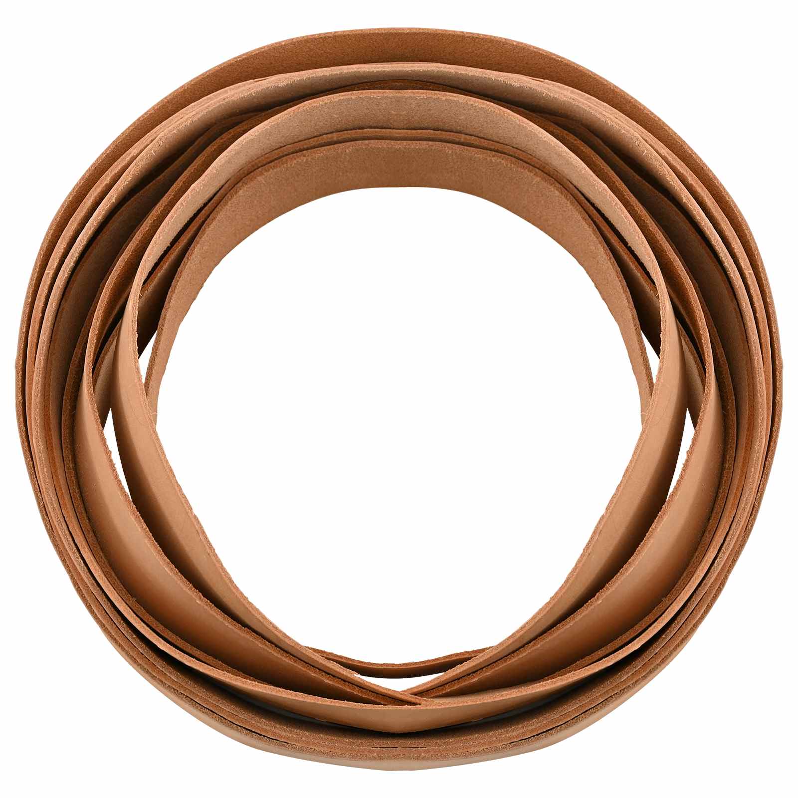 vidaXL Leather Strap 1 Light Brown 1000 x 4 cm Leather 3