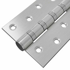vidaXL Hinge 16 pcs 100 x 78 x 13 mm Silver Steel 6