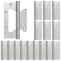 Hinge 100 x 78 x 13 mm Silver Steel 5 inches Non-mortise butt hinge