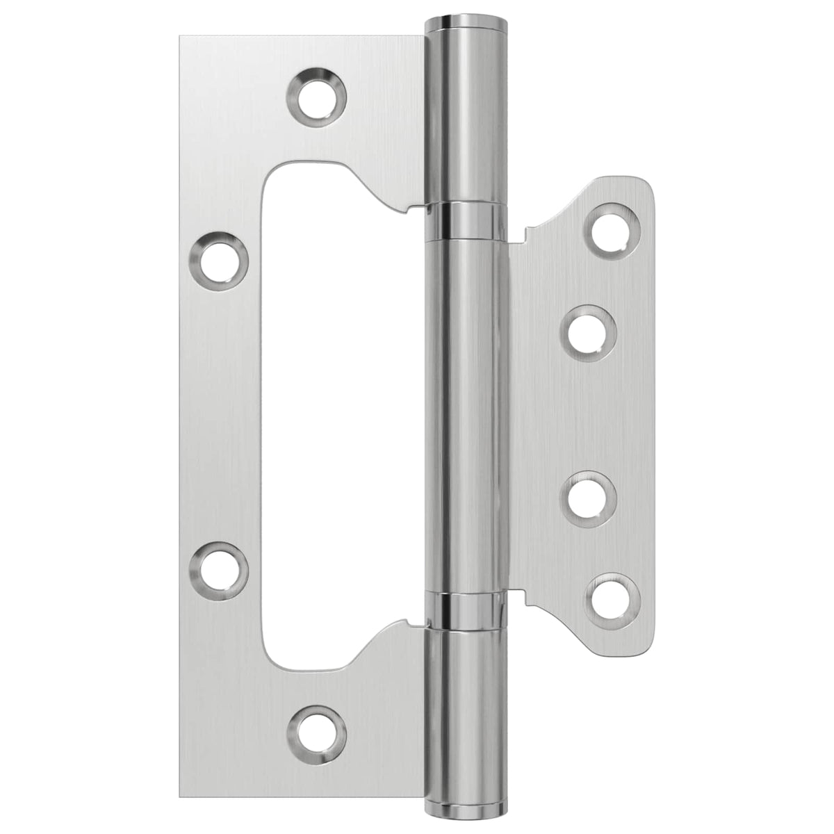 Hinge 100 x 78 x 13 mm Silver Steel 5 inches Non-mortise butt hinge