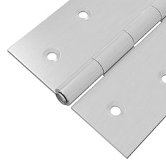 vidaXL Hinge 24 pcs 100 x 70 x 8 mm Silver Steel 6