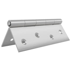vidaXL Hinge 24 pcs 100 x 70 x 8 mm Silver Steel 3
