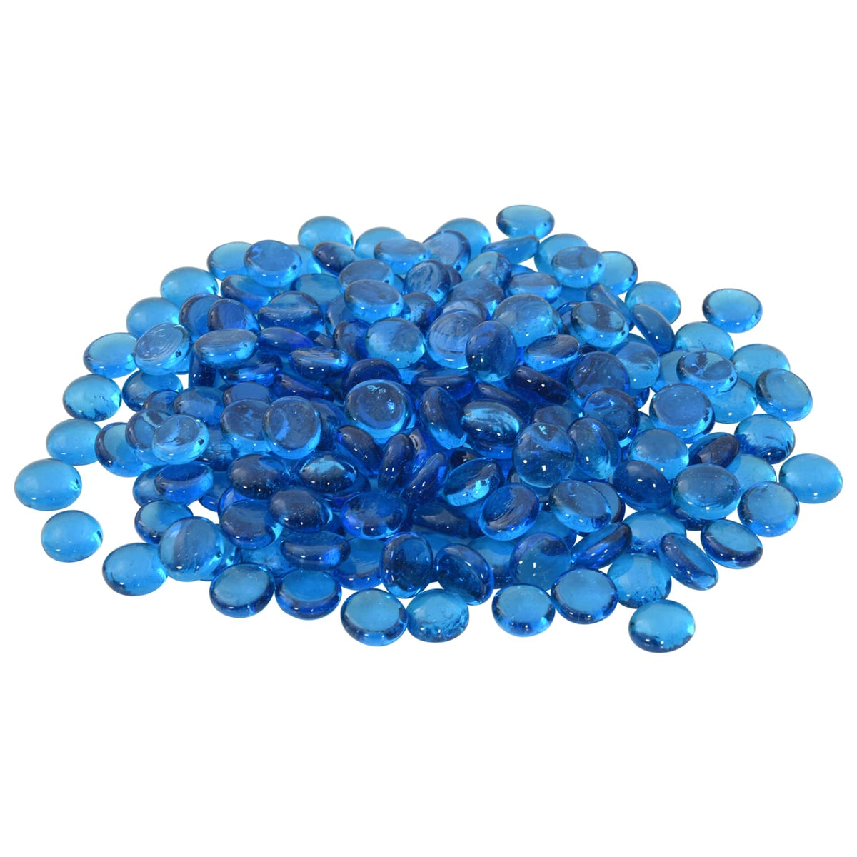 Glass Nugget 17-19 Glass 10 kg (1900-2100 pcs) Sky blue