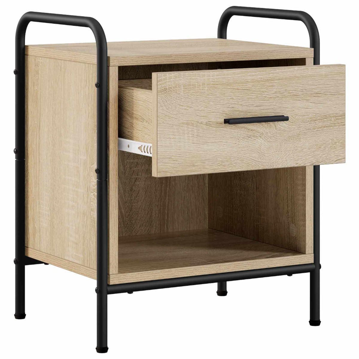 Bedside Cabinet Sonoma Oak Engineered Wood, image 3