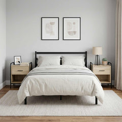 vidaXL Bedside Cabinet 40 x 30 x 50 cm Engineered Wood