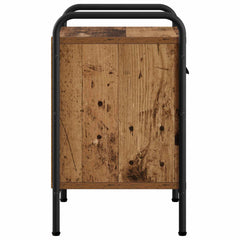 Bedside Cabinet Old Wood Engineered Wood, image 5