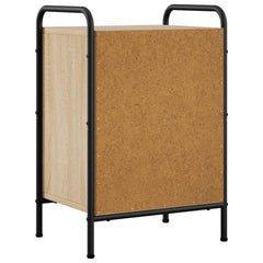 vidaXL Bedside Cabinet Sonoma Oak 40 x 30 x 60 cm Engineered Wood 5