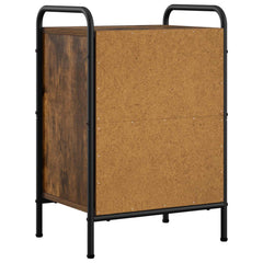 vidaXL Bedside Cabinet Smoked Oak 40 x 30 x 60 cm Engineered Wood 5