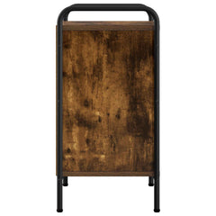 vidaXL Bedside Cabinet Smoked Oak 40 x 30 x 60 cm Engineered Wood 4