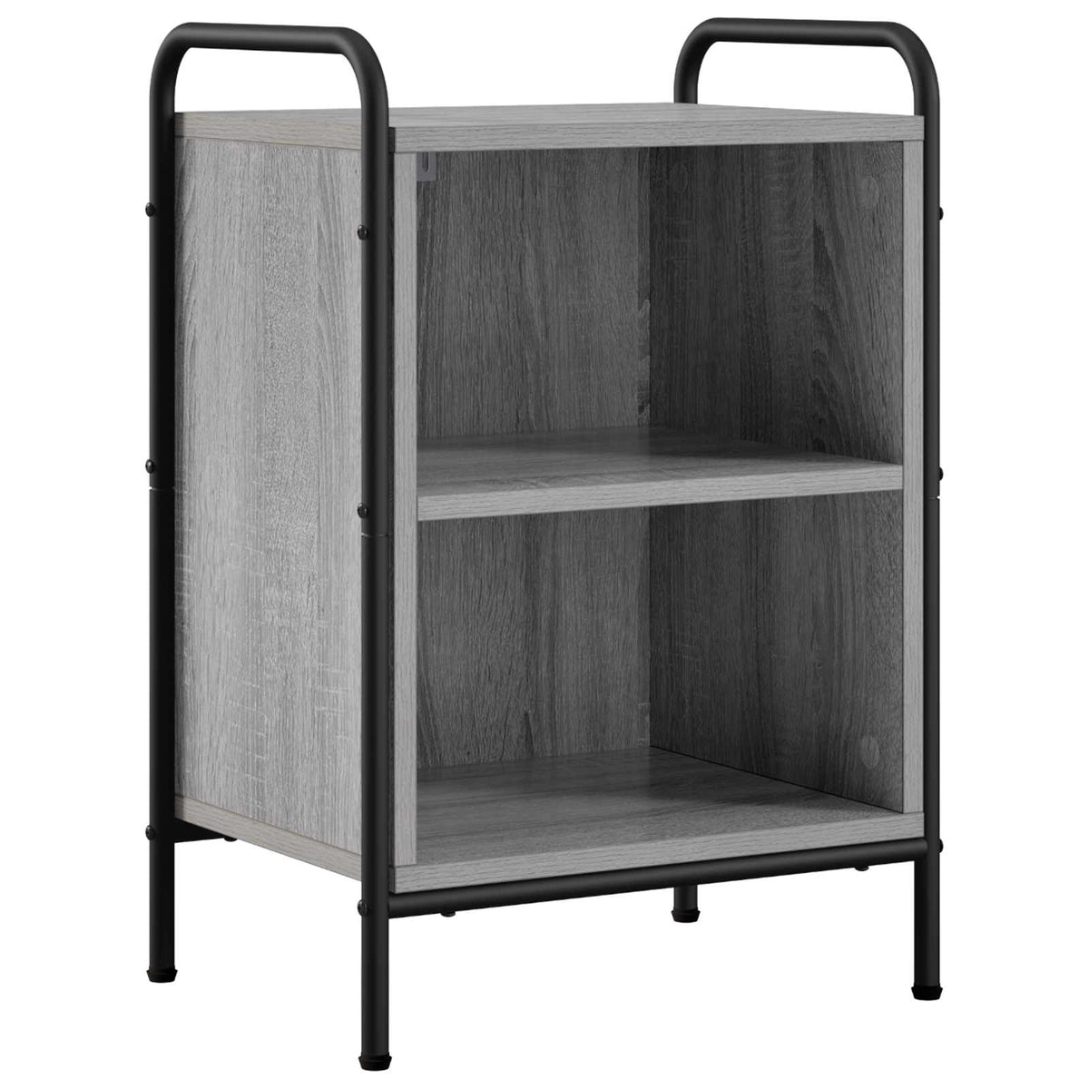 vidaXL Bedside Cabinet Grey Sonoma 40 x 30 x 60 cm Engineered Wood 2