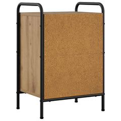 vidaXL Bedside Cabinet Artisan Oak 40 x 30 x 60 cm Engineered Wood 5
