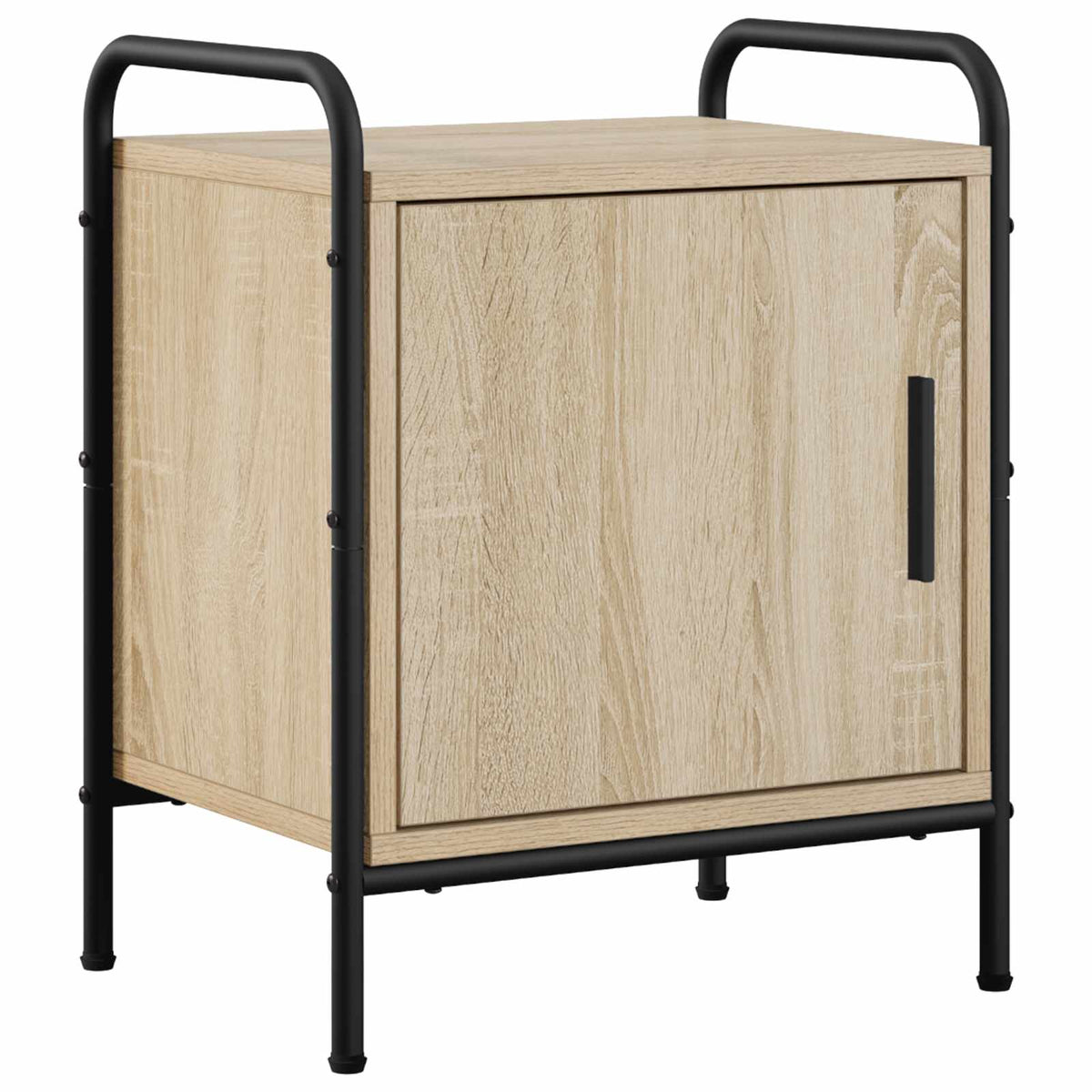 Bedside Cabinet Sonoma Oak Engineered Wood, image 2