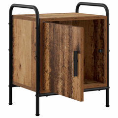 vidaXL Bedside Cabinet Old Wood 40 x 30 x 50 cm Engineered Wood 3