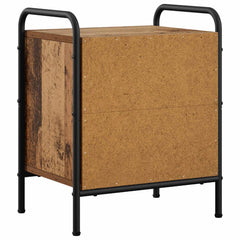 vidaXL Bedside Cabinet Old Wood 40 x 30 x 50 cm Engineered Wood 6