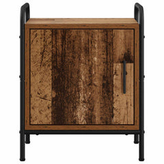vidaXL Bedside Cabinet Old Wood 40 x 30 x 50 cm Engineered Wood 4