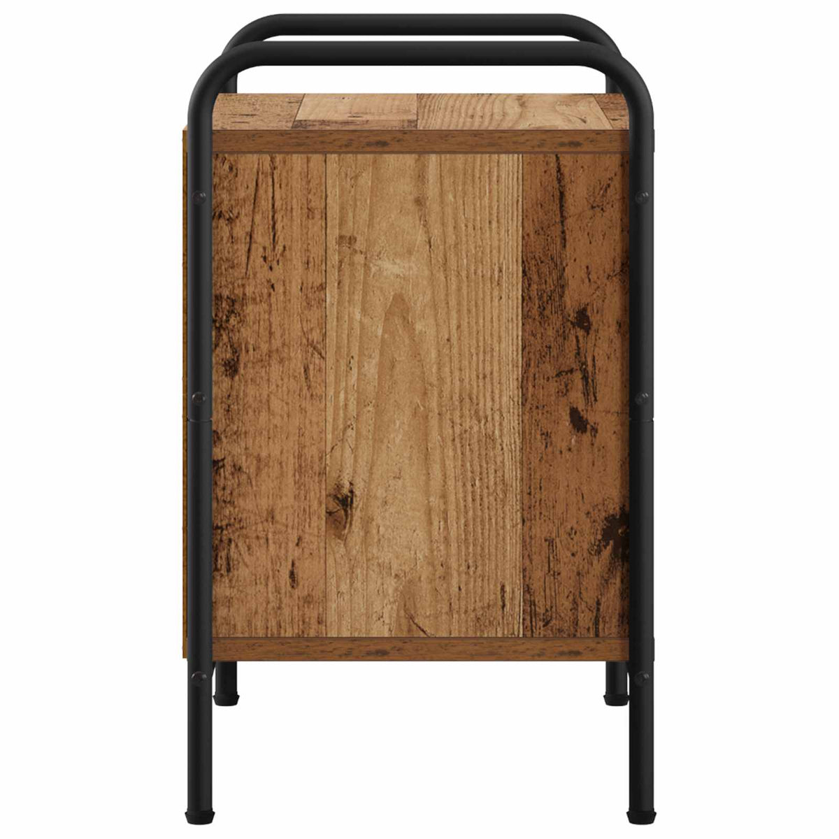 vidaXL Bedside Cabinet Old Wood 40 x 30 x 50 cm Engineered Wood 5