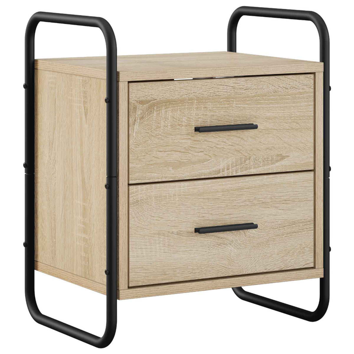 Hanging Bedside Cabinet 40 x 30 x 50 cm Sonoma oak 1