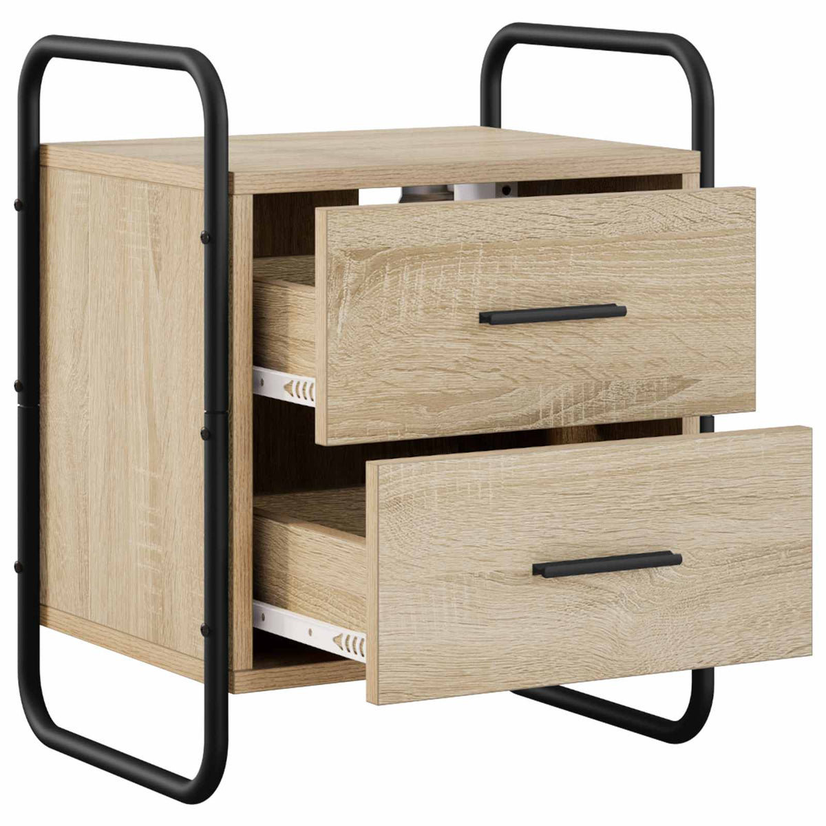 Hanging Bedside Cabinet 40 x 30 x 50 cm Sonoma oak 1