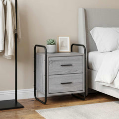 Hanging Bedside Cabinet 40 x 30 x 50 cm Grey sonoma 1