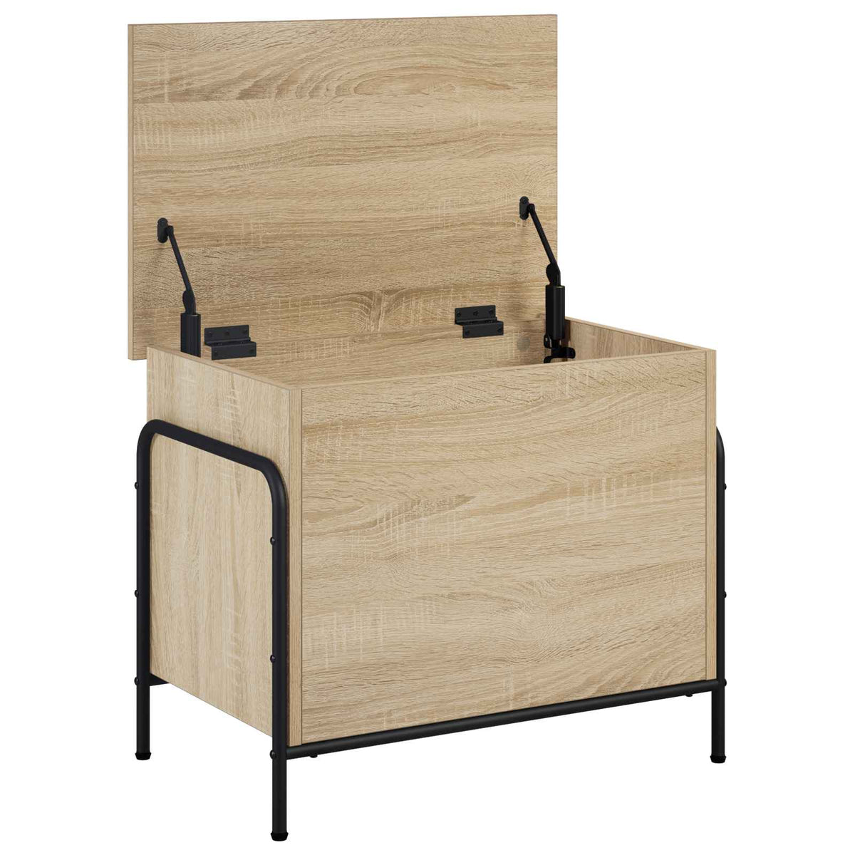 Storage Box Engineered Wood 60 x 40 x 49.5 cm Sonoma oak