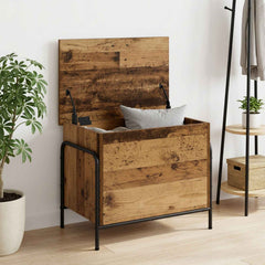 Storage Box Engineered Wood 60 x 40 x 49.5 cm Old wood