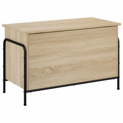 Storage Box Engineered Wood 80 x 40 x 49.5 cm Sonoma oak