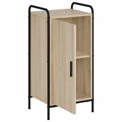 Sideboard 40 x 33 x 80.5 cm Engineered Wood with 1 Door Sonoma oak