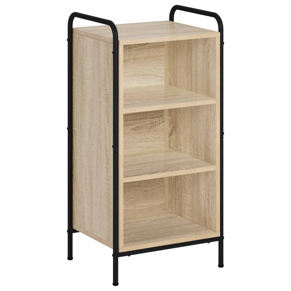 Sideboard 40 x 33 x 80.5 cm Engineered Wood with 2 Shelves Sonoma oak