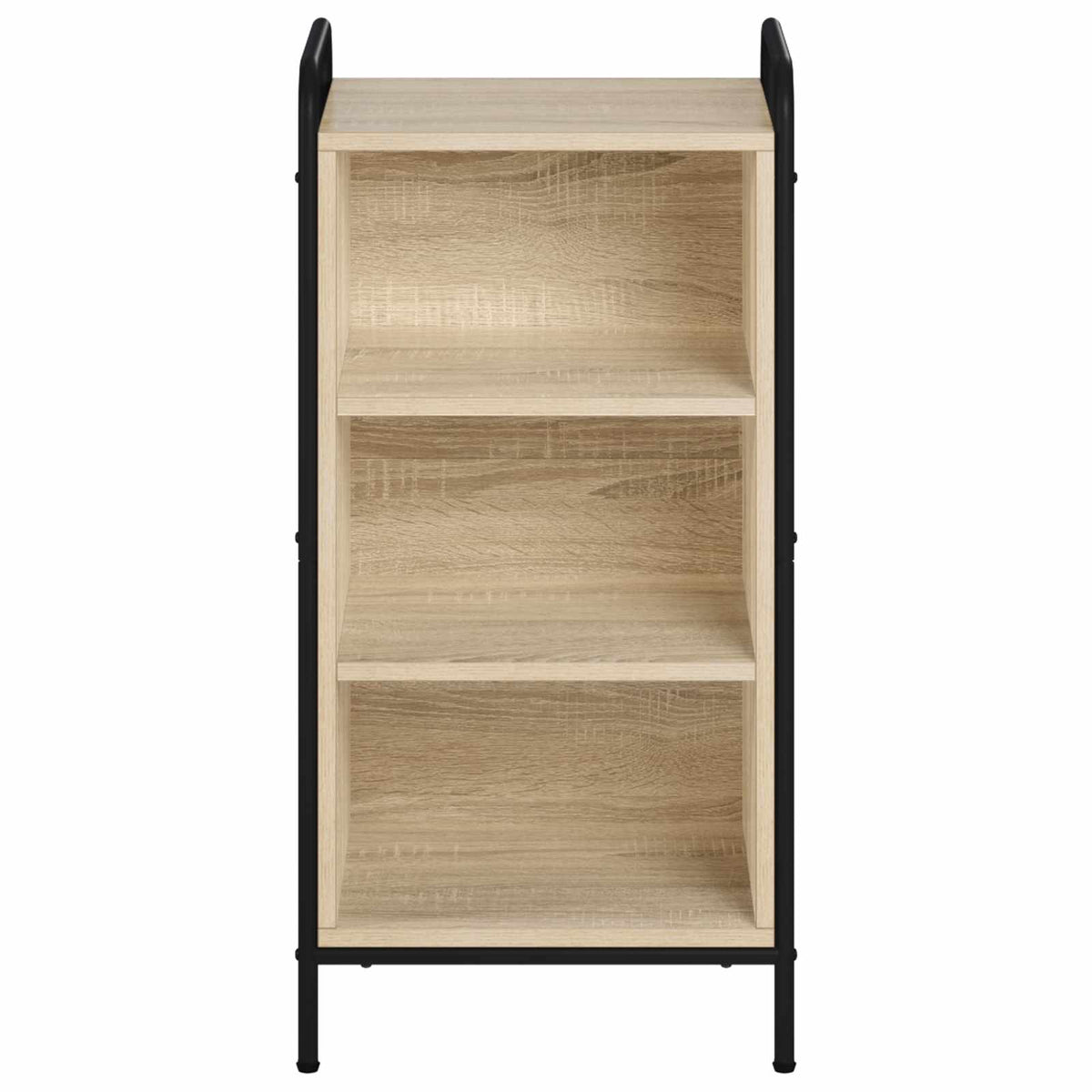 Sideboard 40 x 33 x 80.5 cm Engineered Wood with 2 Shelves Sonoma oak