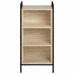 Sideboard 40 x 33 x 80.5 cm Engineered Wood with 2 Shelves Sonoma oak