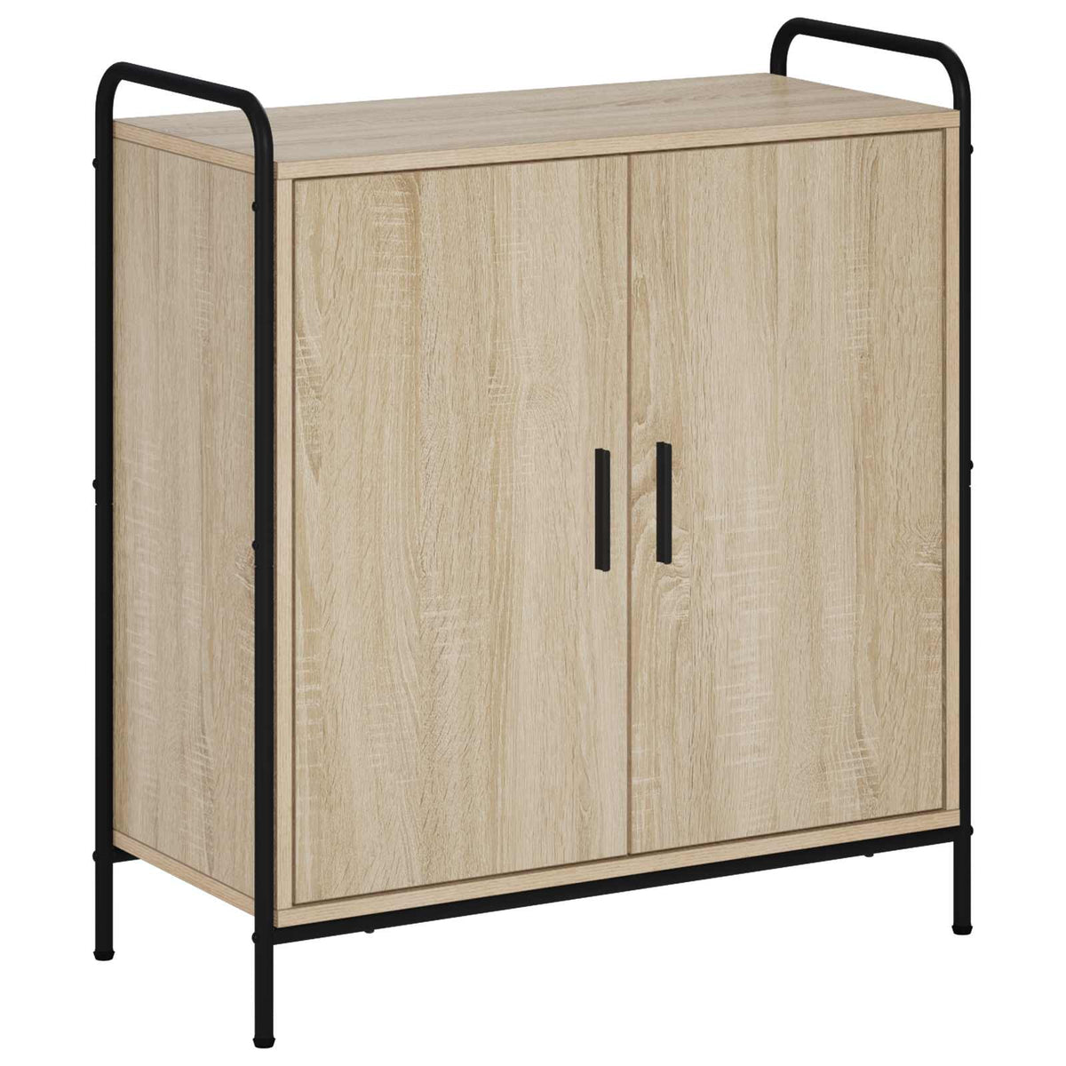 Sideboard 73 x 33 x 81 cm Engineered Wood with 2 Doors Sonoma oak