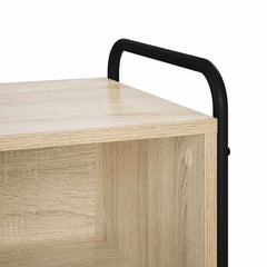 Sideboard 73 x 33 x 81 cm Engineered Wood with 2 Shelves Sonoma oak