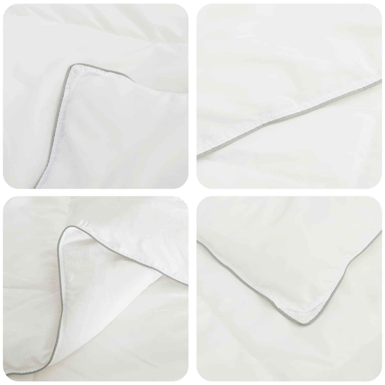 vidaXL Duvet 140x200 cm Summer 200 GSM Australian Wool White 6
