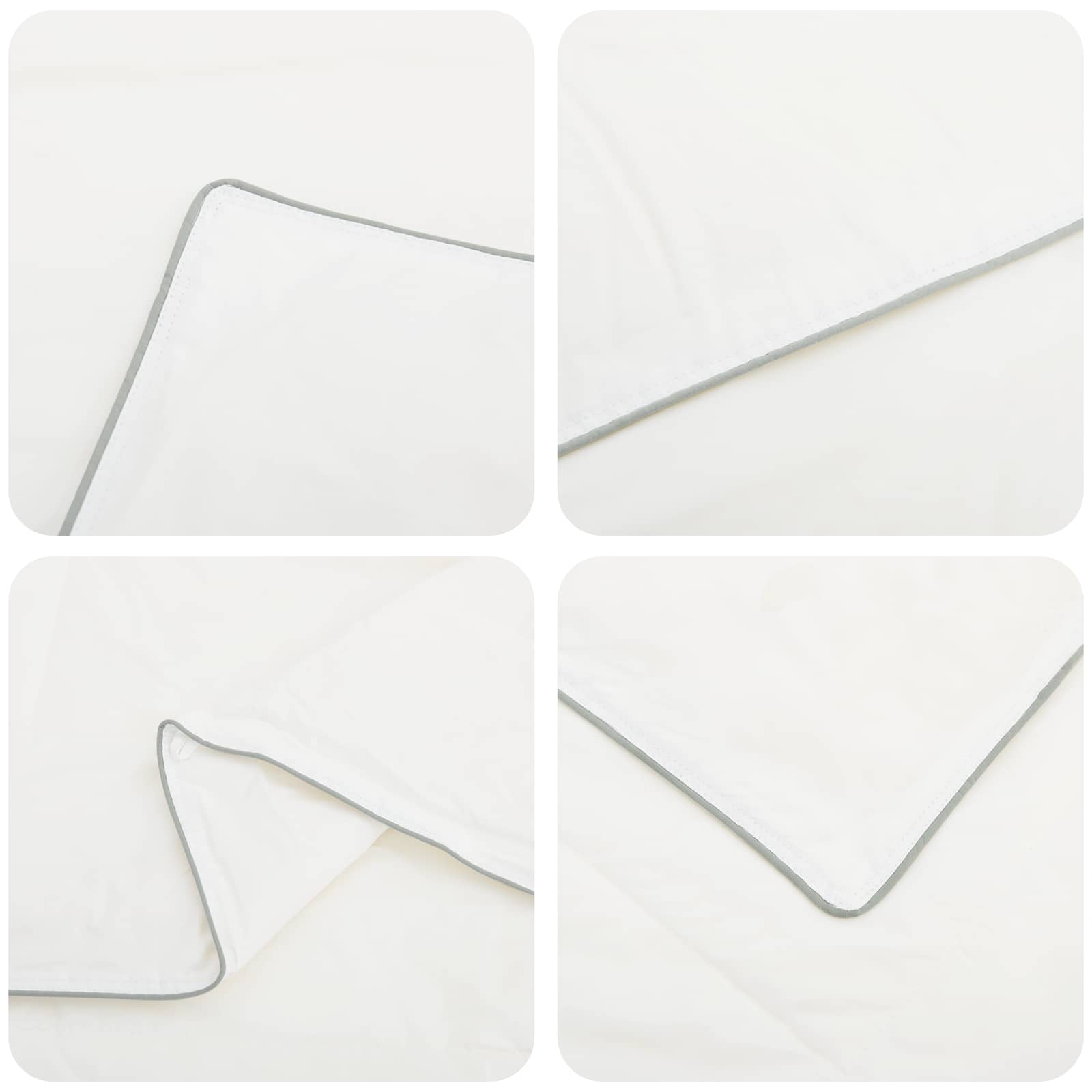 vidaXL Duvet 200x220 cm Winter 450 GSM Australian Wool White 6