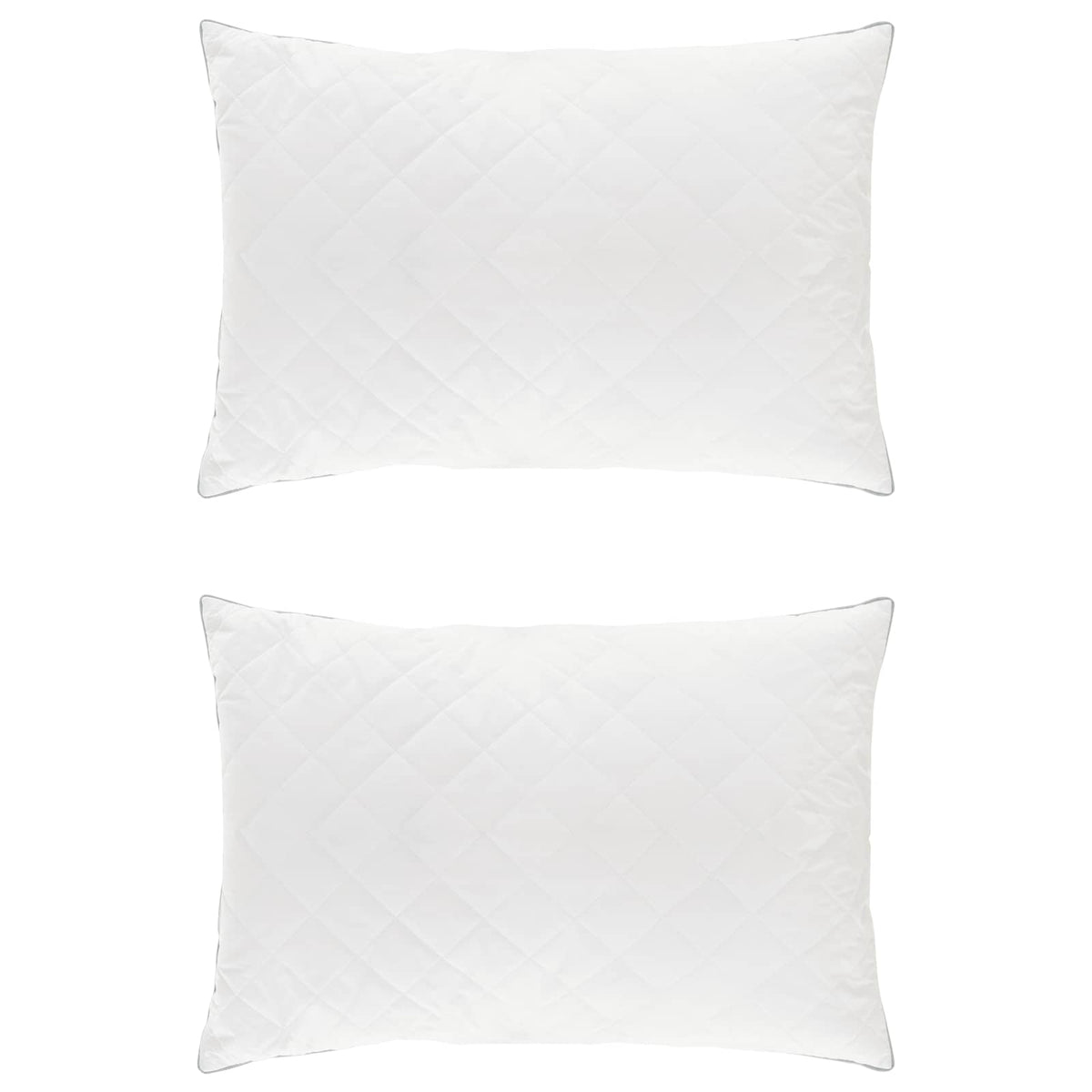 Pillow FULDA 100% Goose Down & Feather White 40 cm 80 cm 2