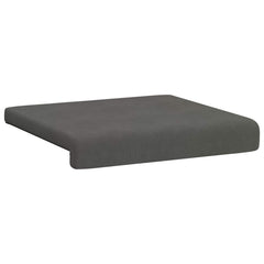 vidaXL Bench Cushion 4 pcs Corduroy Dark Grey Depth 35 cm 5