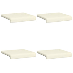 vidaXL Bench Cushion 4 pcs Corduroy Cream Depth 35 cm 6