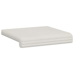 vidaXL Bench Cushion 4 pcs Plush Corduroy Cream Depth 35 cm 5