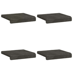 vidaXL Bench Cushion 4 pcs Plush Corduroy Anthracite Depth 35 cm 6