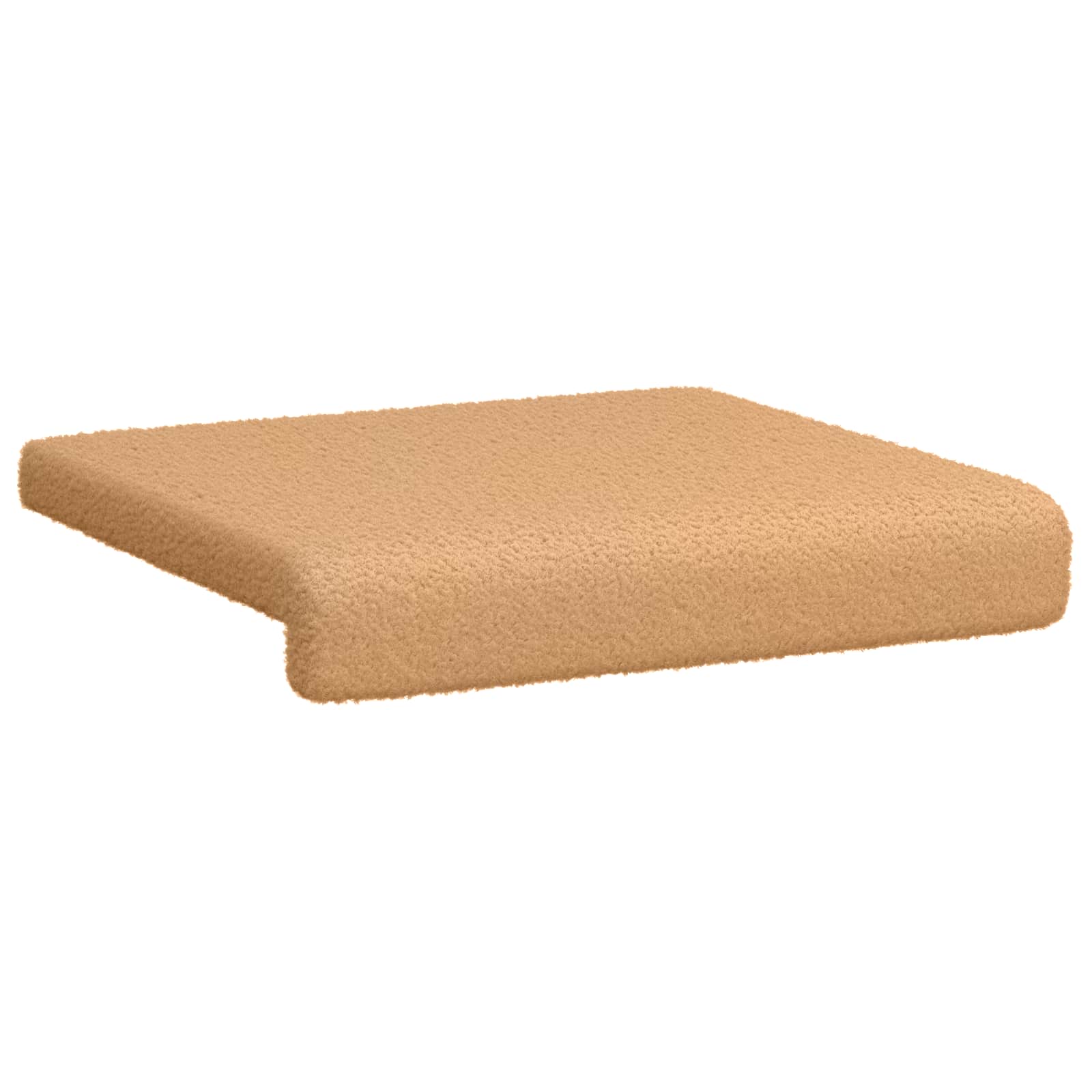 vidaXL Bench Cushion 4 pcs Sherpa Fabric Beige Depth 35 cm 5
